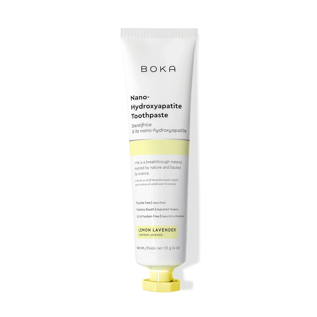BOKA Lemon Lavender — pasta do zębów bez fluoru, 113 g