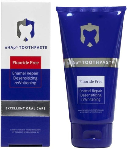 PrevDent nHAp — wybielająca pasta do zębów bez fluoru, 80 ml