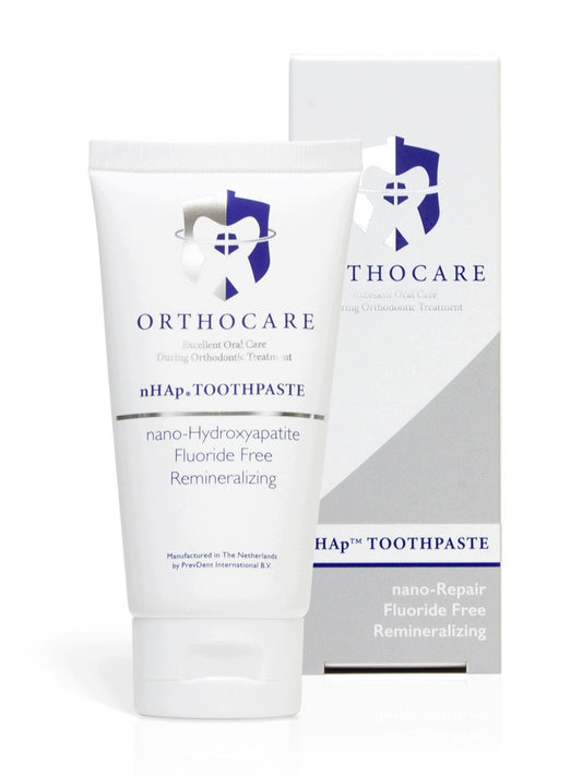 PrevDent OrthoCare nHAp pasta do zębów z hydroksyapatytem bez fluoru 80 ml