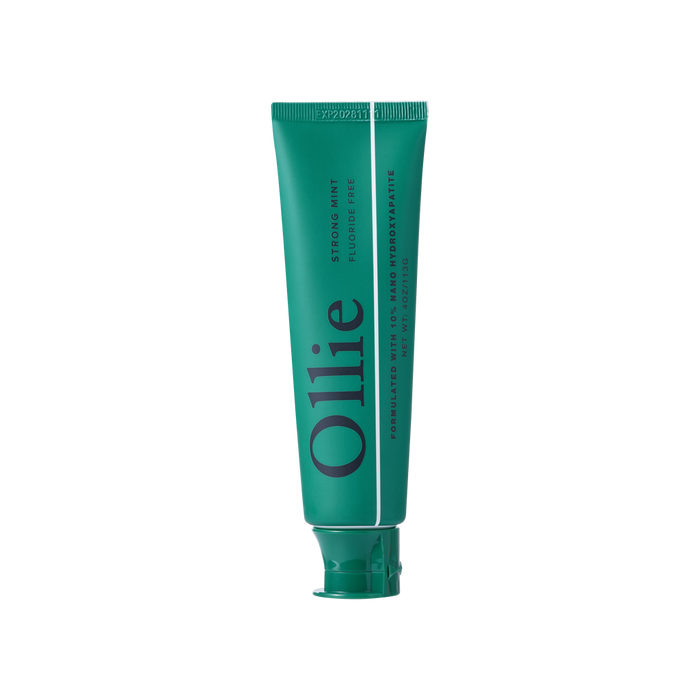 Ollie Strong Mint — toothpaste with 10% nano-hydroxyapatite, 113 g