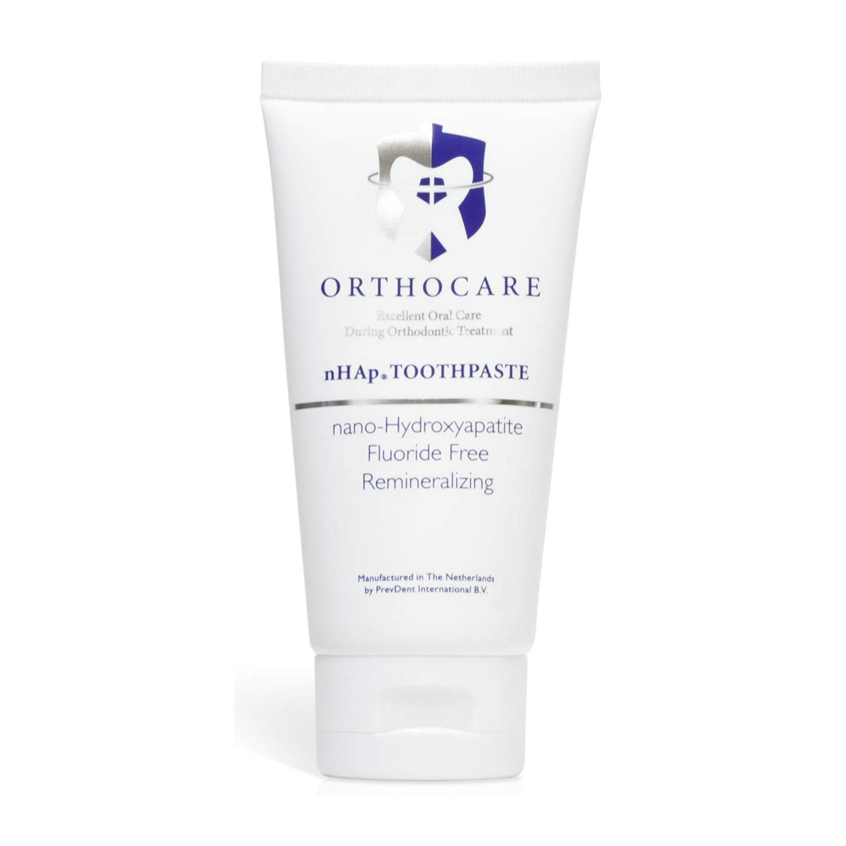 Tubka pasty PrevDent OrthoCare nHAp 80 ml dla osób z aparatem ortodontycznym, bez fluoru