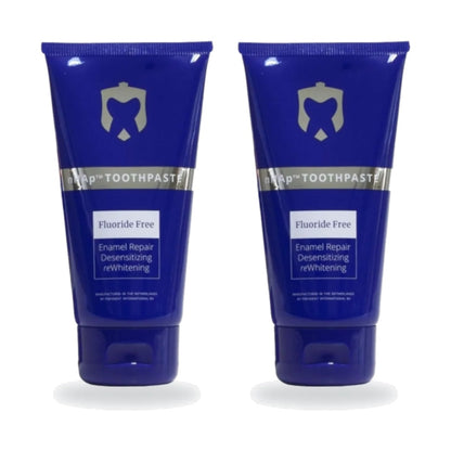 Set of 2 × PrevDent nHAp — whitening toothpaste fluoride-free, 2 × 80 ml