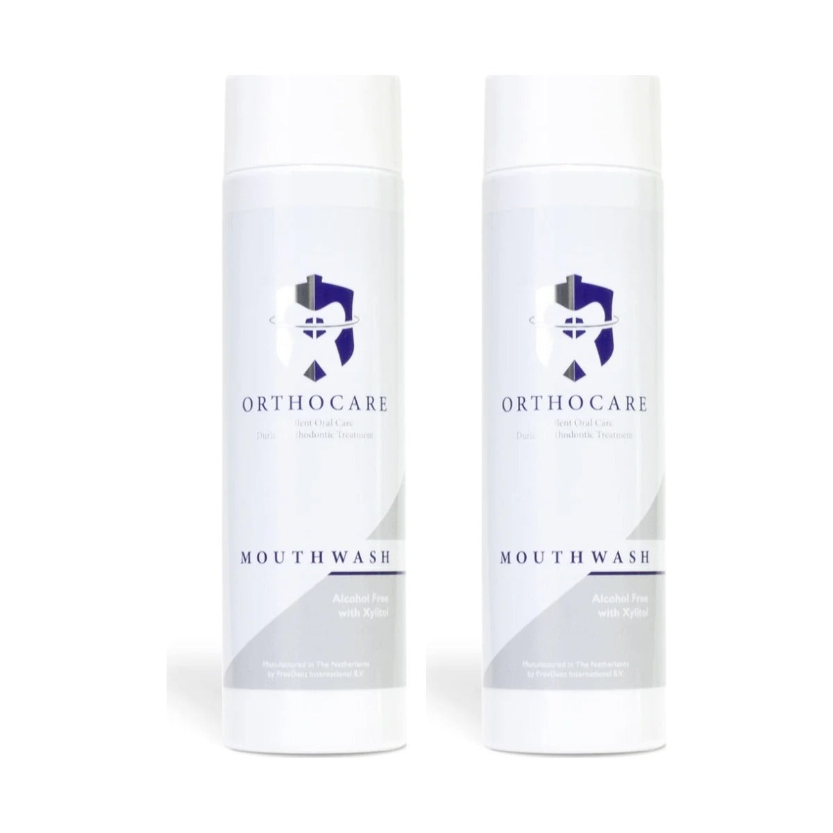 Set of 2 × PrevDent OrthoCare Mouthwash — mouthwash for people with braces, 2 × 300 ml