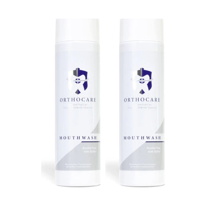 Set of 2 × PrevDent OrthoCare Mouthwash — mouthwash for people with braces, 2 × 300 ml