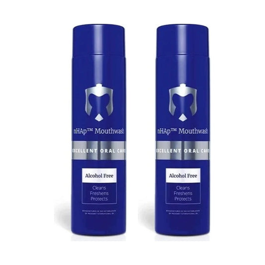 Zestaw 2 × PrevDent Mouthwash — płyn do płukania jamy ustnej bez fluoru i alkoholu, 2 × 300 ml